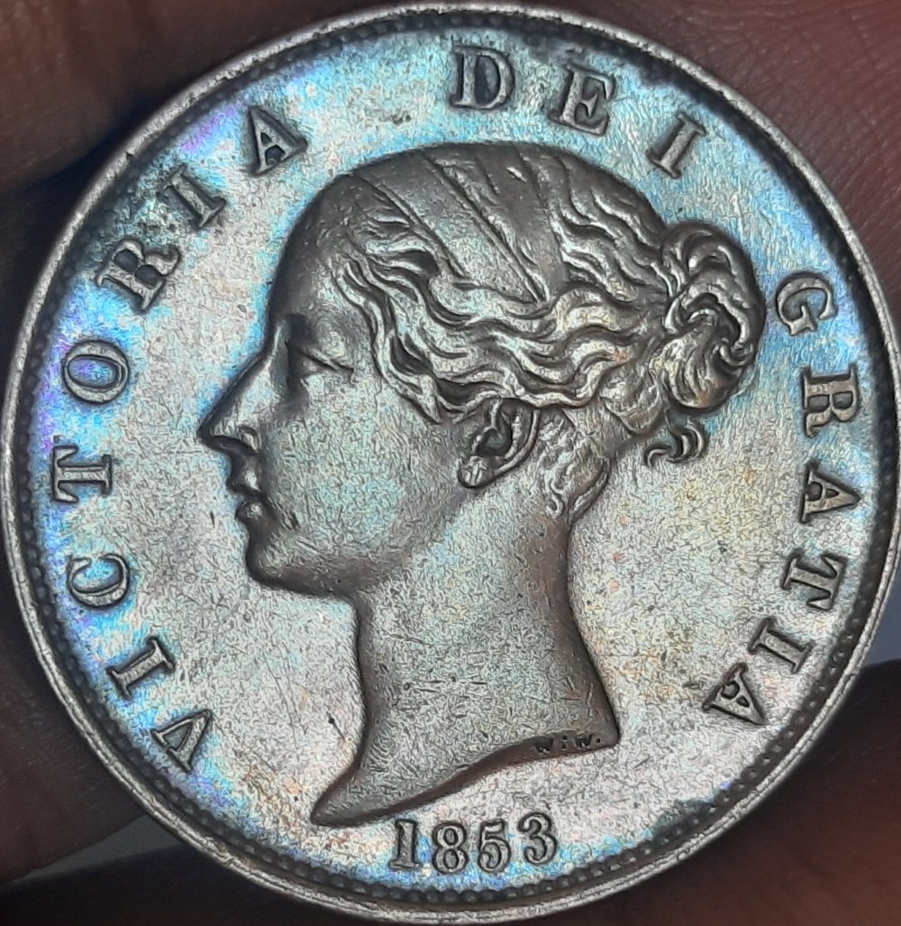 1853-Half-Penny-Identification-Proof-?-Or-Regular-Circulation